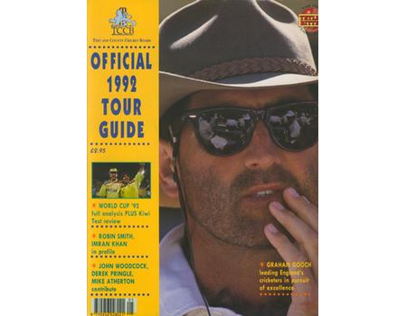 OFFICIAL 1992 TOUR GUIDE: PAKISTAN IN ENGLAND 