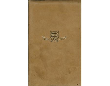 THE FOOTBALL ASSOCIATION HUNDREDTH ANNIVERSARY BANQUET MENU 1963 (MULTI SIGNED)