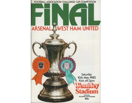 ARSENAL V WEST HAM UNITED 1980 (F.A. CUP FINAL) FOOTBALL PROGRAMME