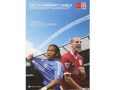 CHELSEA V MANCHESTER UNITED 2007 (COMMUNITY SHIELD) FOOTBALL PROGRAMME