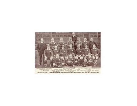 WALES 1905 (V NEW ZEALAND) RUGBY POSTCARD