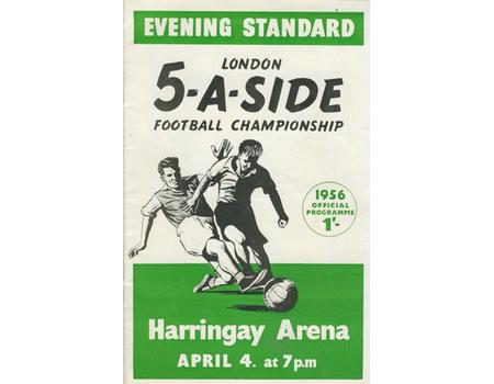 EVENING STANDARD LONDON 5-A-SIDE TOURNAMENT 1956