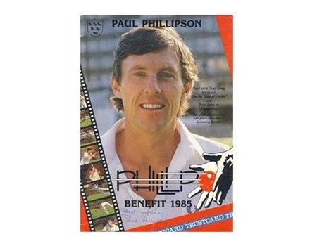 PAUL PHILLIPSON (SUSSEX) 1985 SIGNED BENEFIT BROCHURE