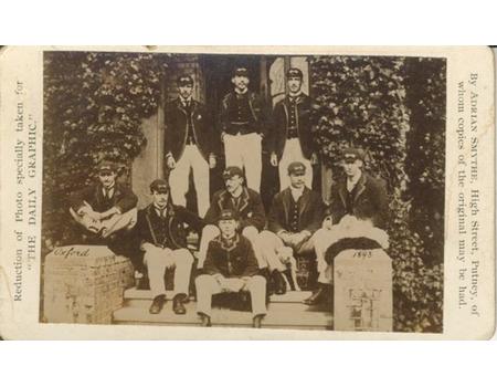 OXFORD UNIVERSITY BOAT RACE CREW 1893 (CABINET CARD) PHOTOGRAPH