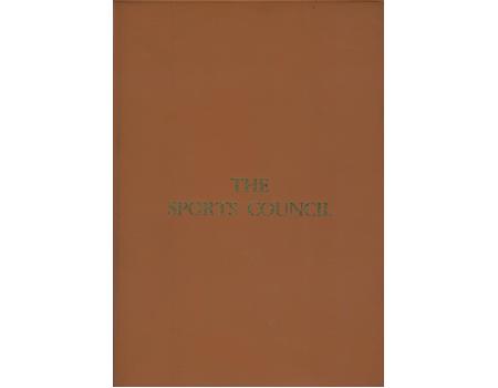 THE SPORTS COUNCIL - A REPORT. NOVEMBER 1966