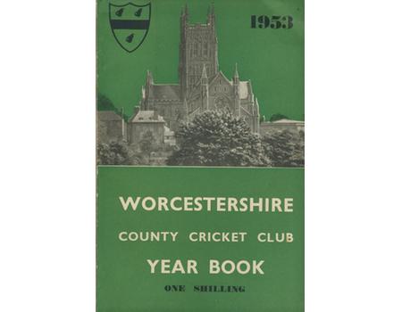 WORCESTERSHIRE COUNTY CRICKET CLUB YEAR BOOK 1953