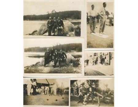 ENGLAND 1924-25 - 14 PHOTOGRAPHS OF ASHES CRICKET TOUR