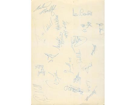 GRIMSBY TOWN F.C. CENTENARY BROCHURE 1878-1978 (MULTI SIGNED)