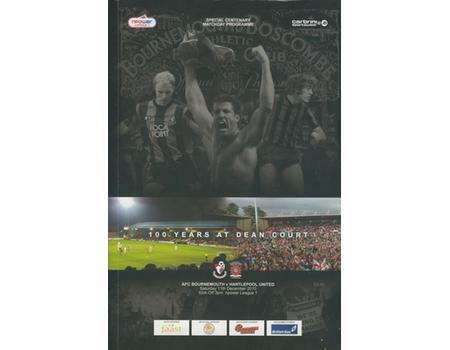 AFC BOURNEMOUTH - 100 YEARS AT DEAN COURT