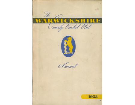 WARWICKSHIRE CRICKET HANDBOOK 1953