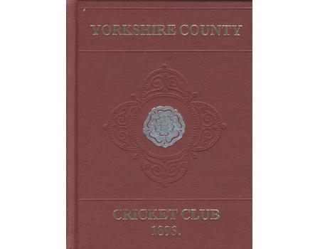 YORKSHIRE COUNTY CRICKET CLUB 1893 [FACSIMILE ANNUAL]