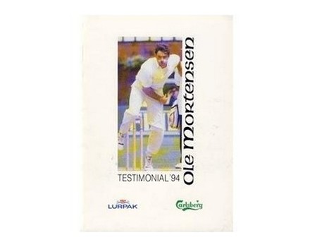OLE MORTENSEN (DERBYSHIRE) 1994 SIGNED BENEFIT BROCHURE