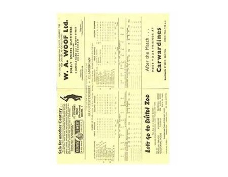 GLOUCESTERSHIRE V GLAMORGAN 1958