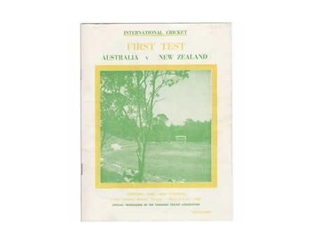 NEW ZEALAND V AUSTRALIA 1967 (PUKEKURA PARK, NEW PLYMOUTH) CRICKET PROGRAMME