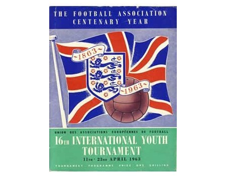 INTERNATIONAL YOUTH TOURNAMENT 1963 FOOTBALL PROGRAMME