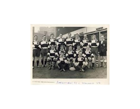 BARBARIANS 1958 RUGBY PHOTOGRAPH