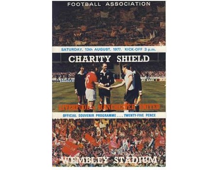 LIVERPOOL V MANCHESTER UNITED 1977 (CHARITY SHIELD) FOOTBALL PROGRAMME