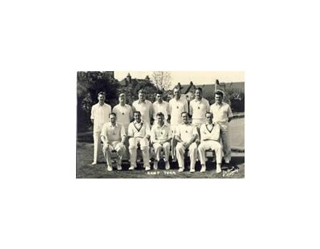 KENT 1955 CRICKET POSTCARD