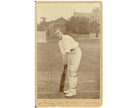 ERIC LAWRENCE MELLIN (CAMBRIDGE UNIVERSITY) CRICKET CABINET PHOTOGRAPH