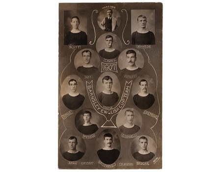 BARNSLEY 1907 FOOTBALL POSTCARD