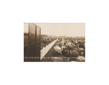 DONCASTER - ST. LEGER 1910 RACING POSTCARD