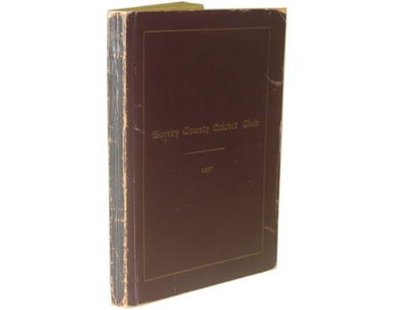 SURREY COUNTY CRICKET CLUB 1927 [HANDBOOK]