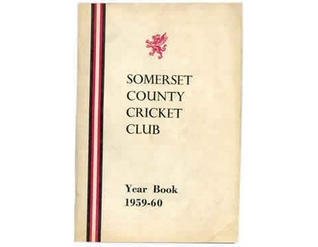 SOMERSET COUNTY CRICKET CLUB YEARBOOK 1959-60
