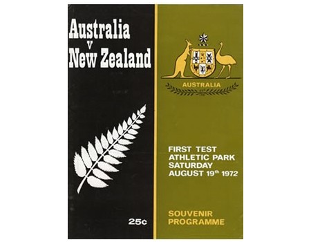 NEW ZEALAND V AUSTRALIA 1972 (1ST TEST)