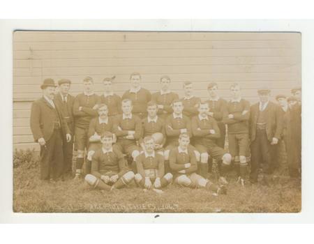 REDRUTH CHIEFS 1906-07 RUGBY POSTCARD
