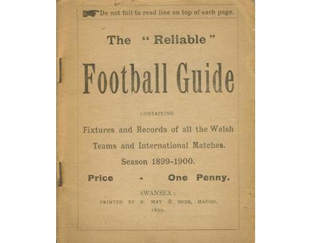 THE "RELIABLE" FOOTBALL GUIDE 1899-1900