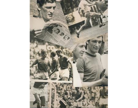 LUIGI RIVA (ITALY) - 8 FOOTBALL PHOTOGRAPHS