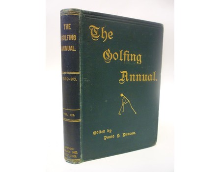 THE GOLFING ANNUAL 1889 - 90. VOLUME III