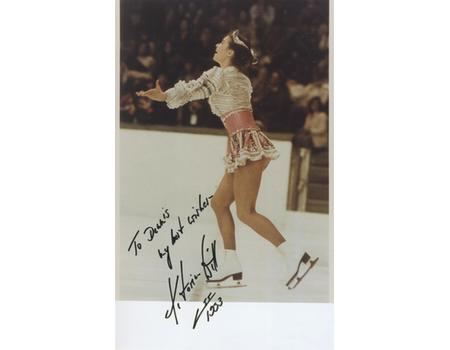 KATERINA WITT SIGNED PHOTOGRAPH (DOUBLE OLYMPIC CHAMPION 1984 & 1988)