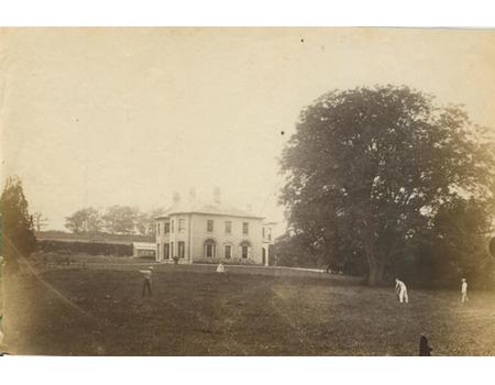 CRICKET AT PANGBOURNE 1850S PHOTOGRAPH