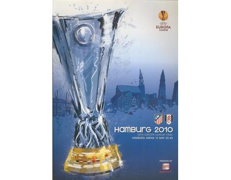 ATLETICO MADRID V FULHAM 2010 (UEFA CUP FINAL) FOOTBALL PROGRAMME