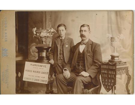 PLUMSTEAD F.C. 1898-99 FOOTBALL PHOTOGRAPH