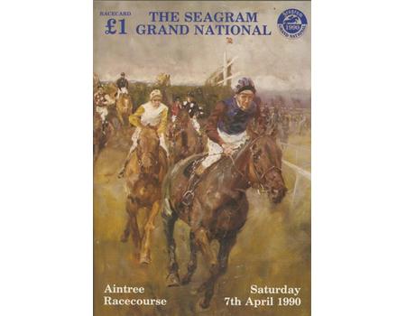 THE GRAND NATIONAL 1990 OFFICIAL RACECARD (MR. FRISK)