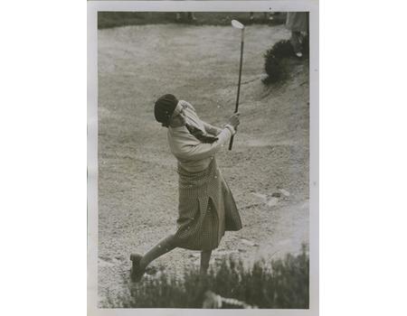 MRS ANDREW HOLM 1933 GOLF PHOTOGRAPH
