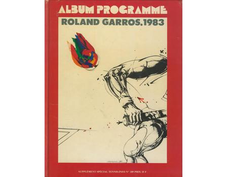 ROLAND GARROS ALBUM PROGRAMME 1983 - SIGNED BY DON BUDGE
