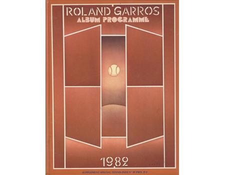 ROLAND GARROS ALBUM PROGRAMME 1982