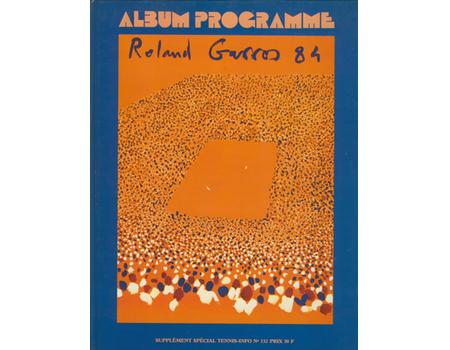 ROLAND GARROS ALBUM PROGRAMME 1984