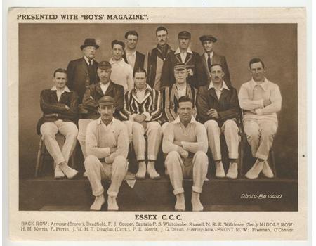 ESSEX COUNTY CRICKET CLUB 1922 PHOTOGRAPHIC SUPPLEMENT