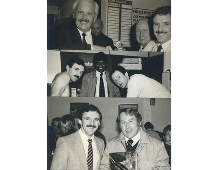 GORDON DAVIES (FULHAM) 1982-84 - THREE FOOTBALL PHOTOGRAPHS