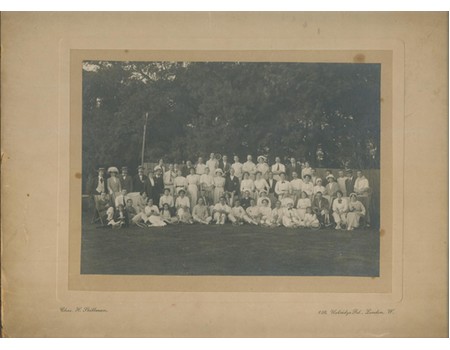 ATHENAEUM LAWN TENNIS CLUB (HANGER LANE, EALING) 1915 TENNIS PHOTOGRAPH