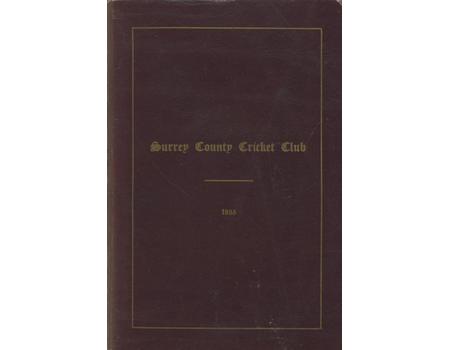 SURREY COUNTY CRICKET CLUB 1935 [HANDBOOK]