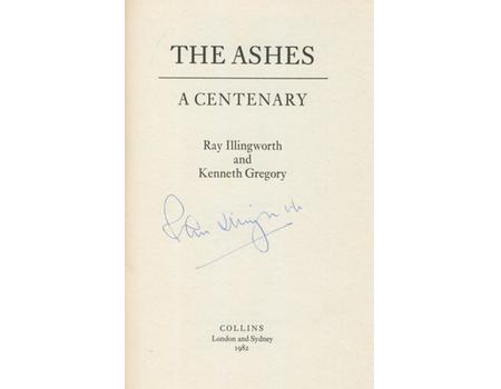 THE ASHES. A CENTENARY