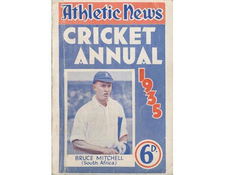 ATHLETIC NEWS CRICKET ANNUAL 1935