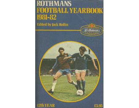 ROTHMANS FOOTBALL YEARBOOK 1981-82