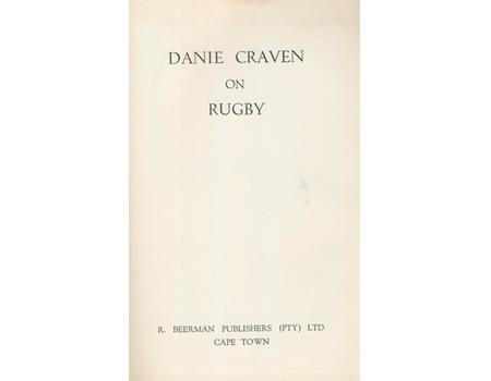 DANIE CRAVEN ON RUGBY