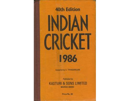 INDIAN CRICKET 1986